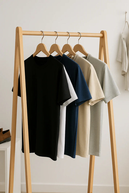 Combo of five 5 Heavy cotton black, beige, blue, white, grey